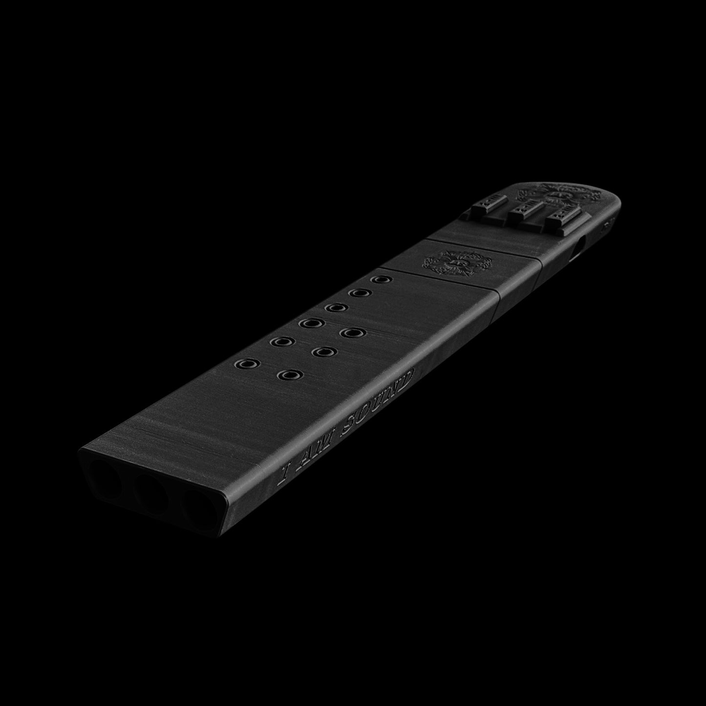 F#4 Triple Drone Flute 440 Hz