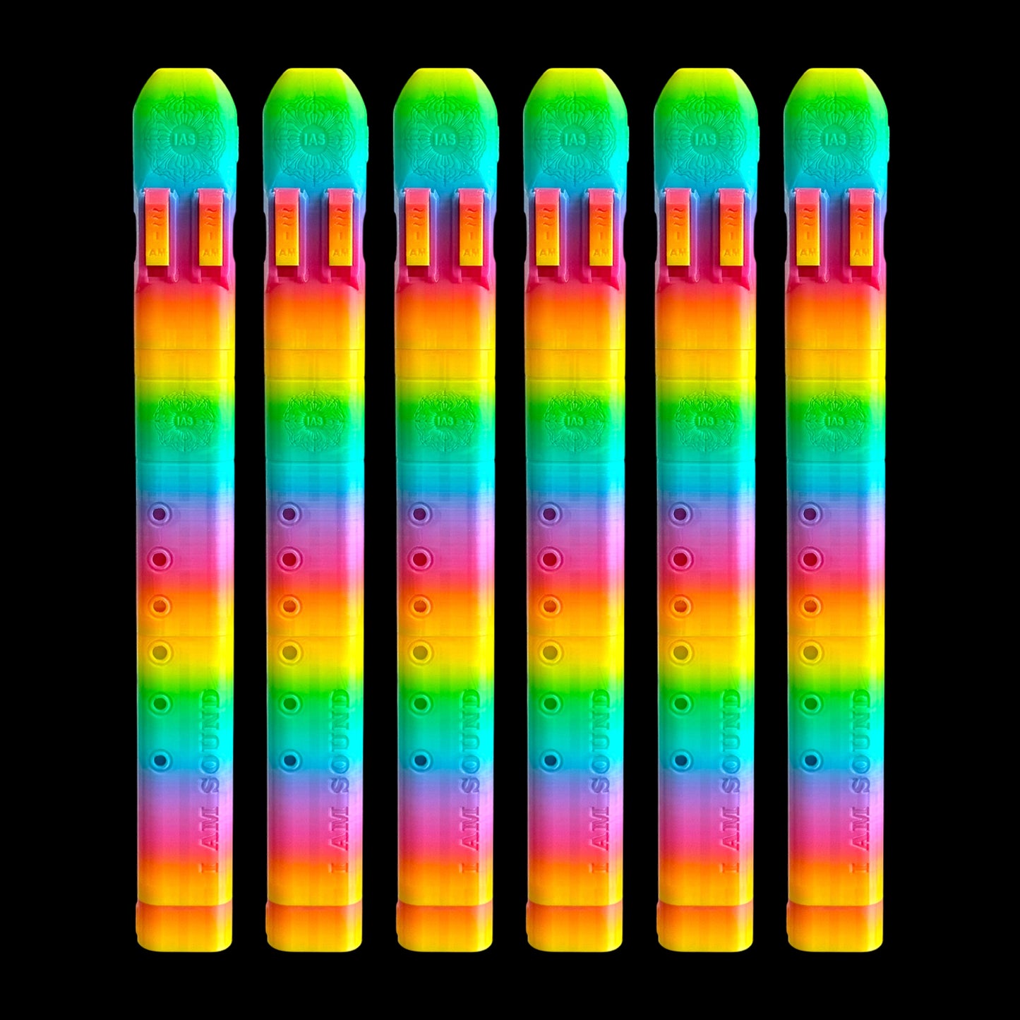 F#4 Drone Flute 440 Hz - Premium/Luminous Options - 6 Pack (Wholesale) - $53/flute
