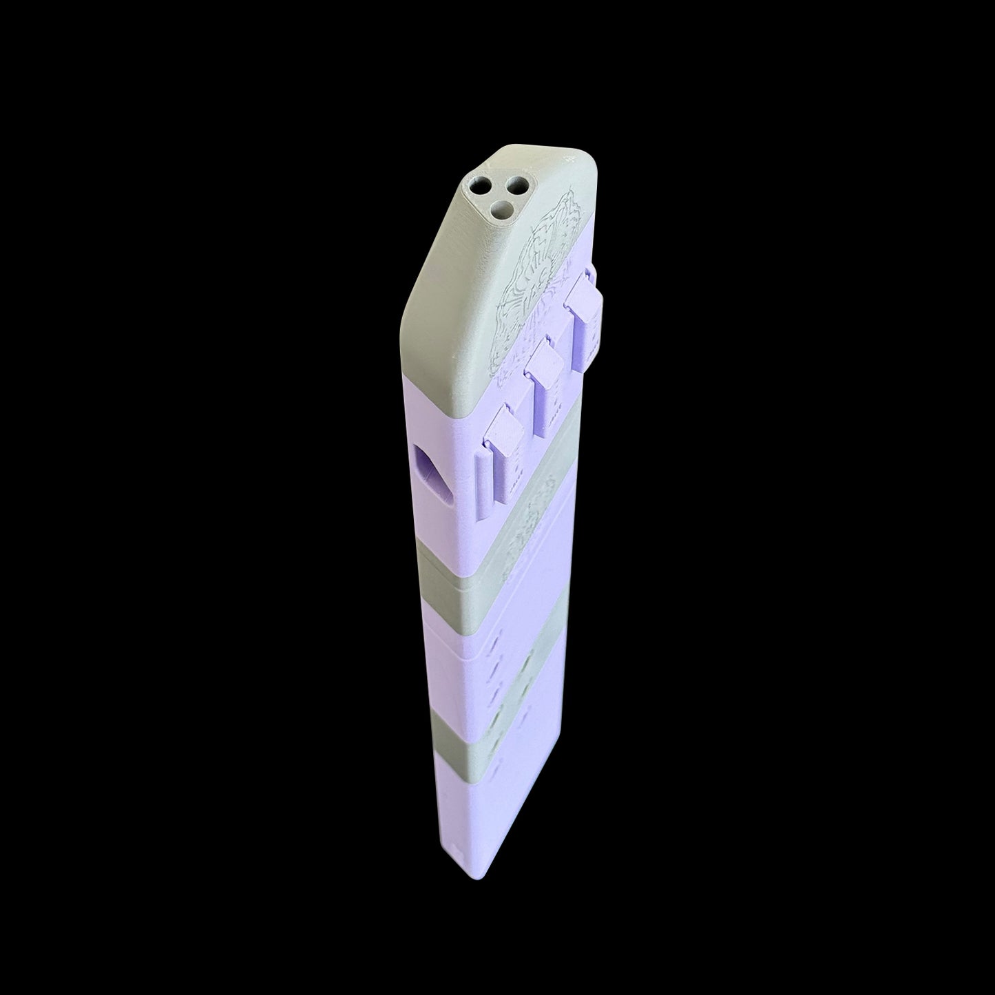 F#4 Triple Drone Flute 440 Hz - Exclusive Mystery MULTI-COLOR