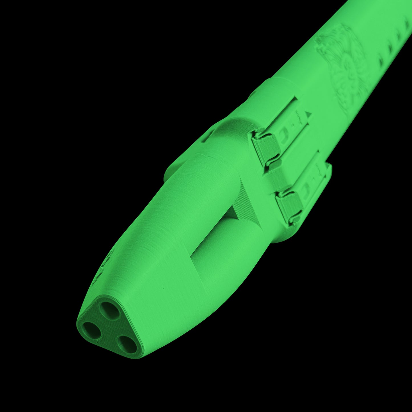 G4 Triple Drone Flute 440 Hz