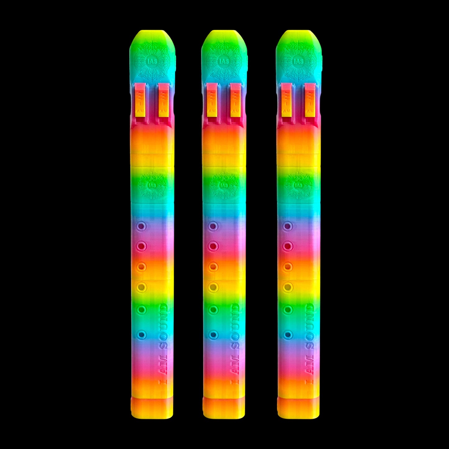 F#4 Drone Flute 440 Hz - Premium/Luminous Options - 3 Pack (Wholesale) - $56/flute