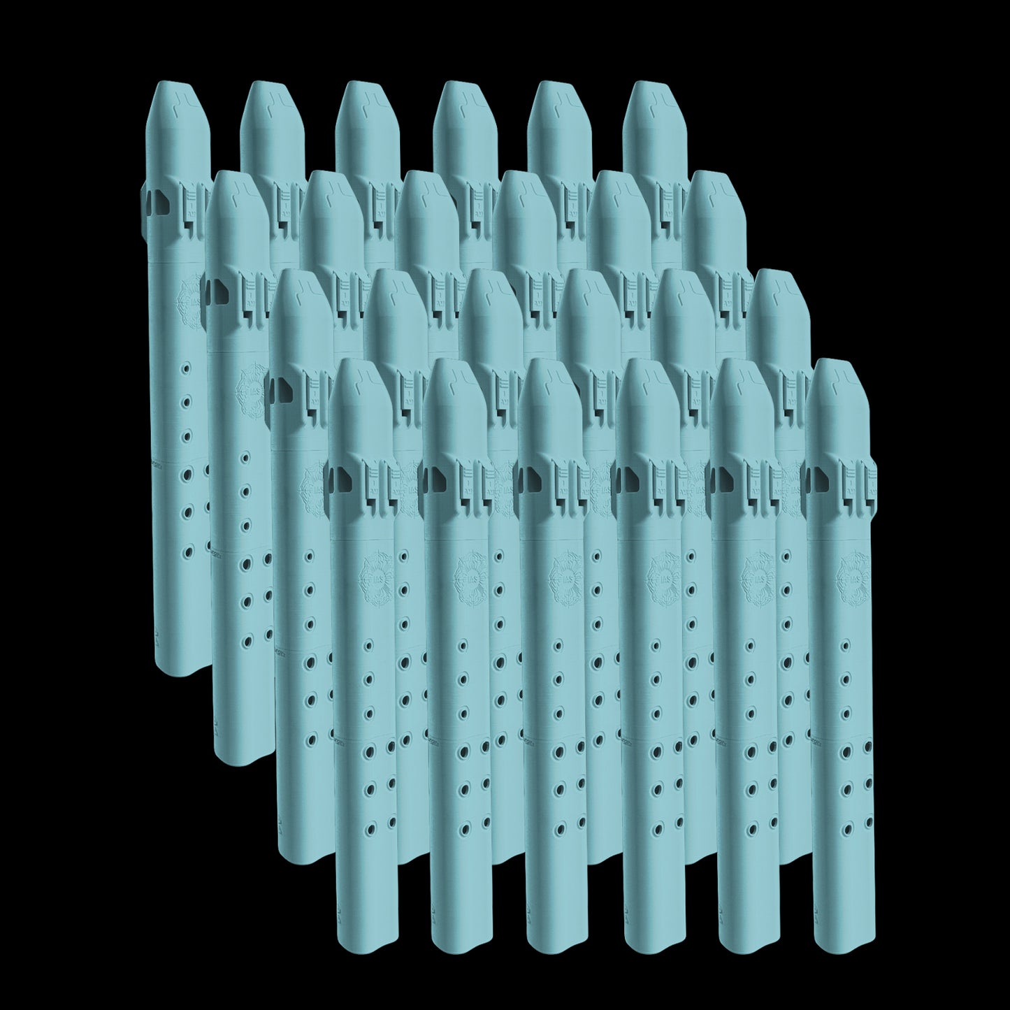 A4 Triple Drone Flute 440 Hz - 24 Pack (Wholesale) - $42/flute