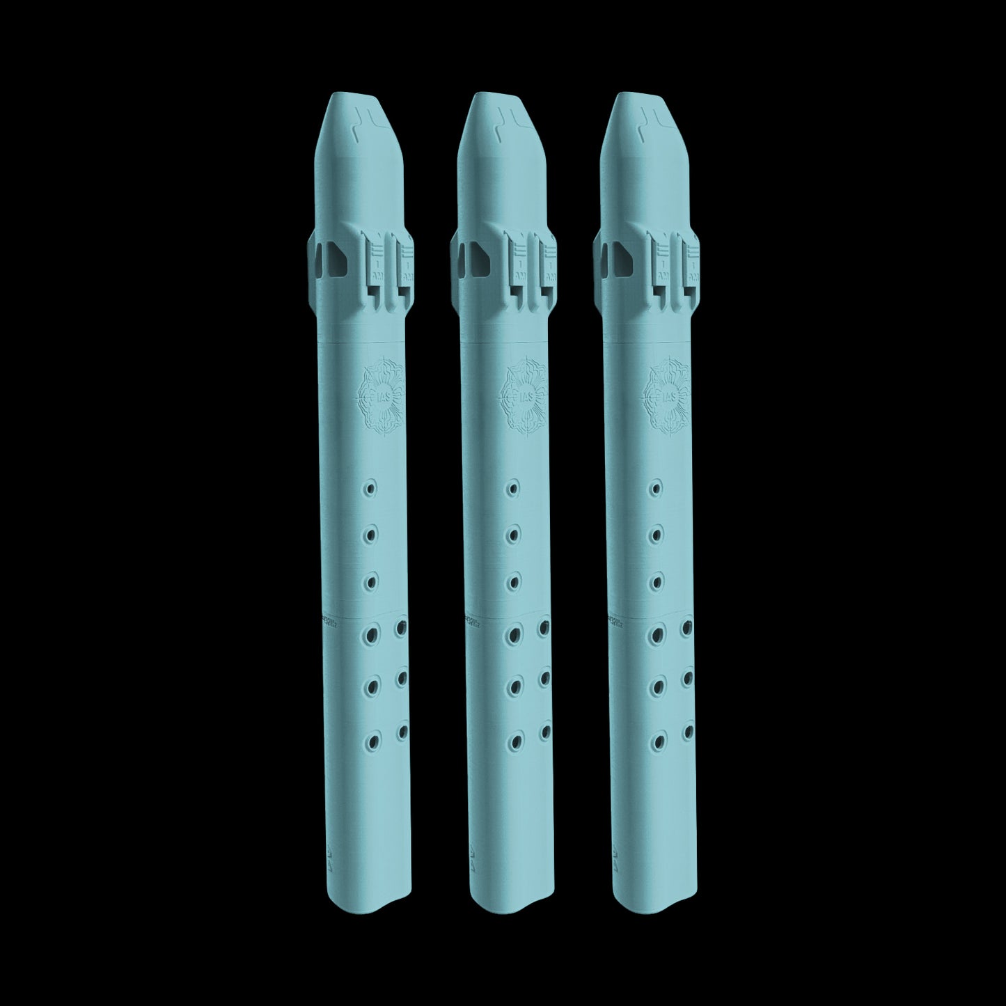 A4 Triple Drone Flute 440 Hz - 3 Pack (Wholesale) - $56/flute
