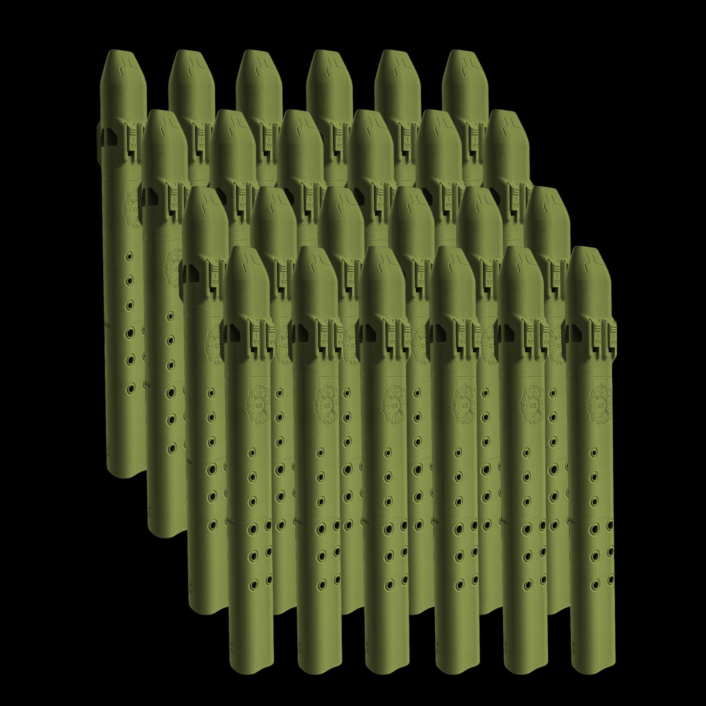 A4 Triple Drone Flute 440 Hz - 24 Pack (Wholesale) - $42/flute