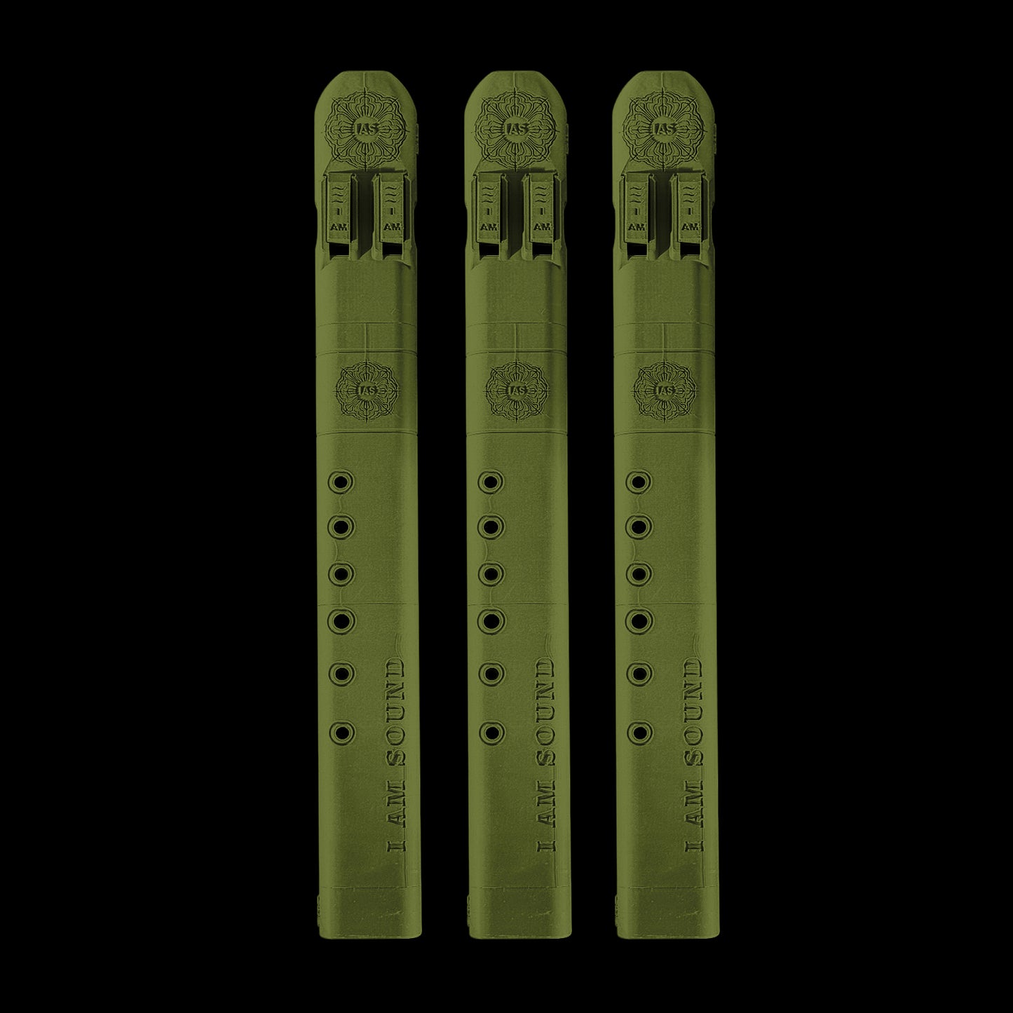 F#4 Drone Flute 440 Hz - 3 Pack (Wholesale) - $48/flute