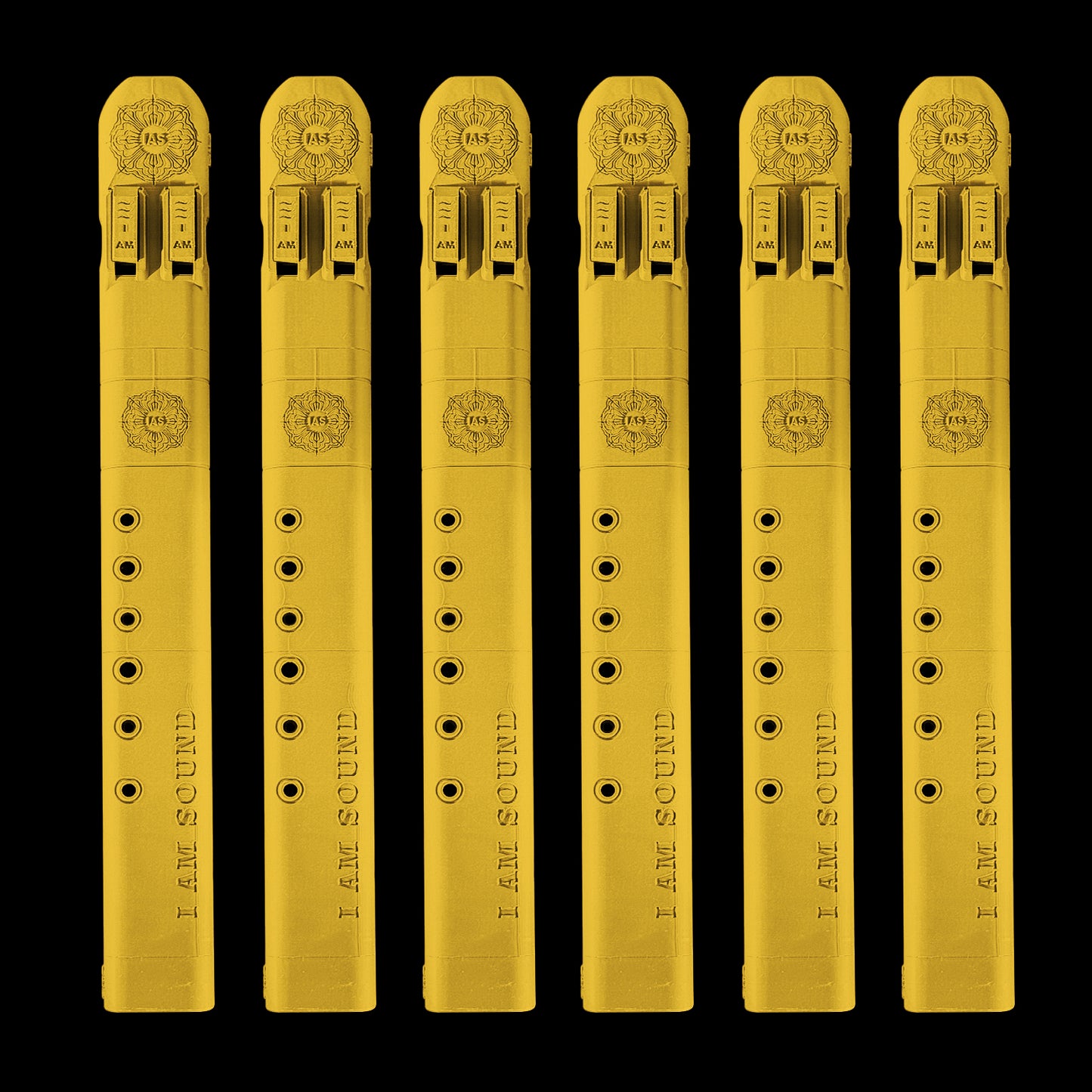 F#4 Drone Flute 440 Hz - 6 Pack (Wholesale) - $45/flute