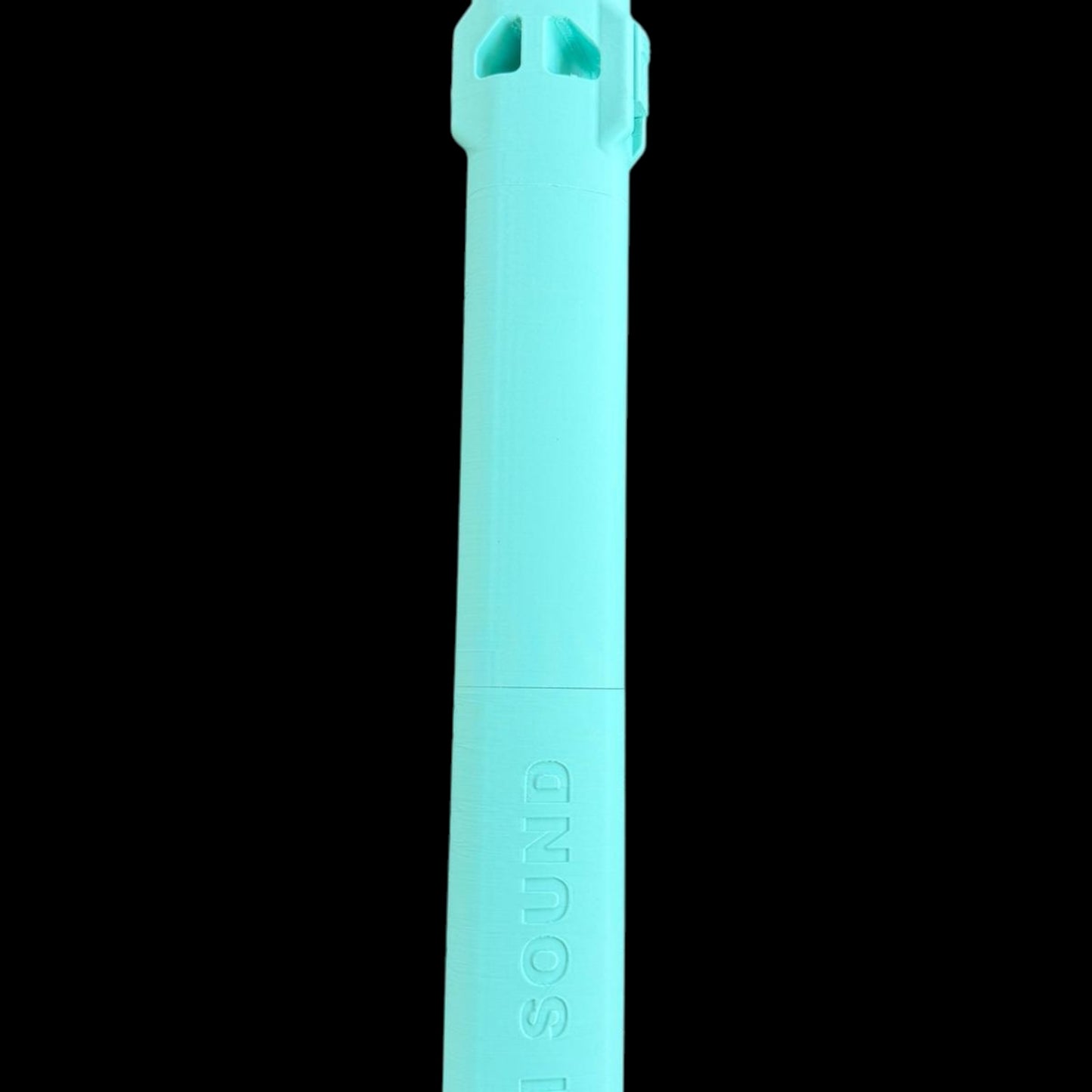 A4 Triple Drone Flute 440 Hz - Aqua Teal