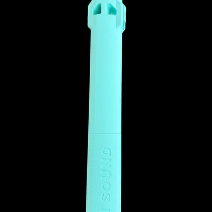 A4 Triple Drone Flute 440 Hz - Aqua Teal