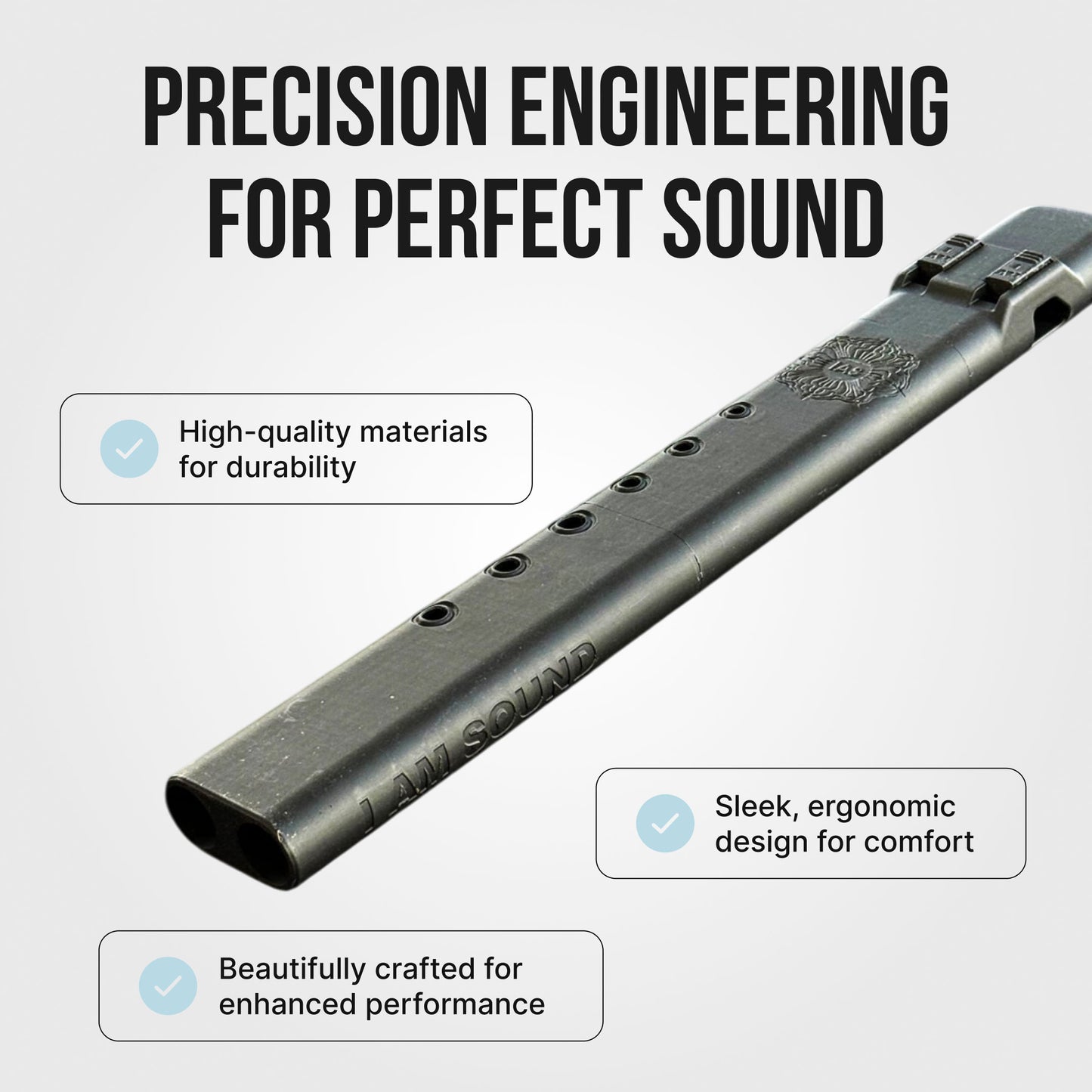 A4 Drone Flute 440 Hz
