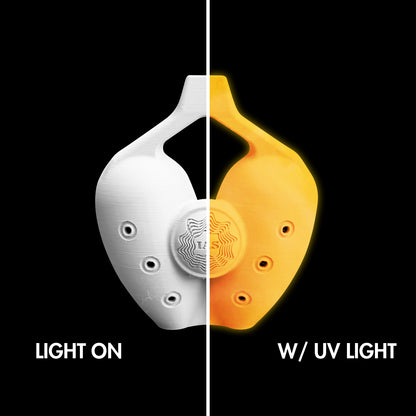 D4 Harmonic Ocarina 440 Hz  - Premium/Luminous Options