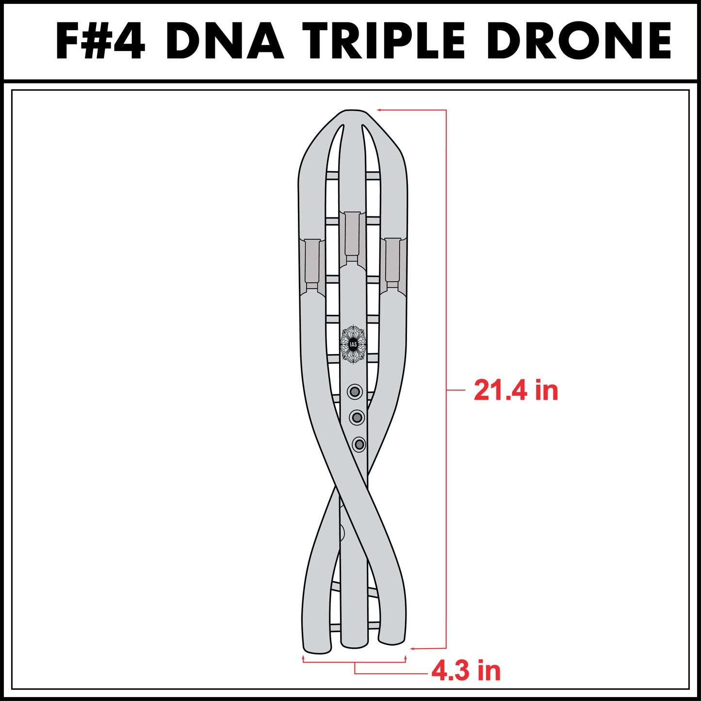 F#4 DNA Triple Drone Flute 432 Hz (Pre-Release)
