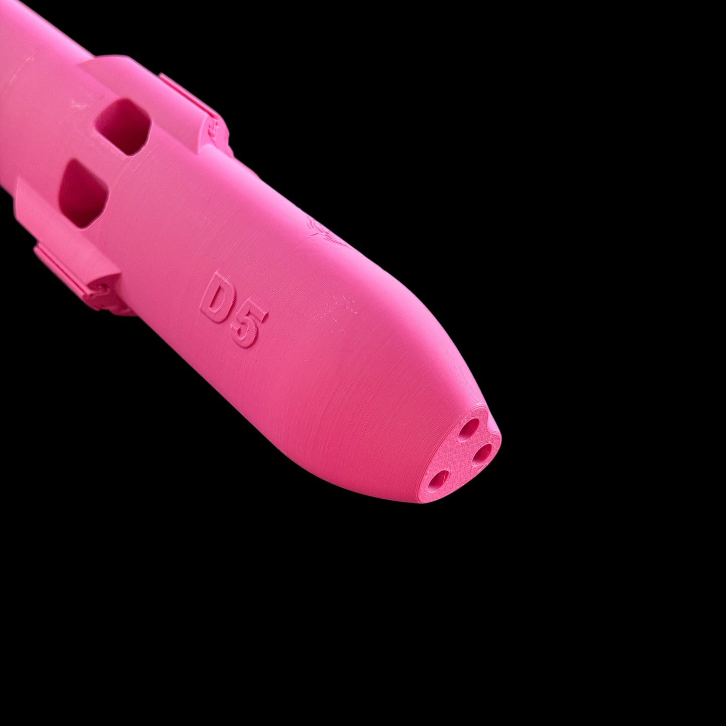 D5 Pocket TRIPLE Drone Flute 440 Hz - Pink