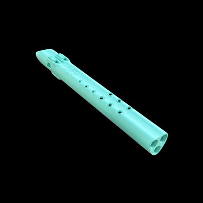 A4 Triple Drone Flute 432 Hz - Aqua Teal