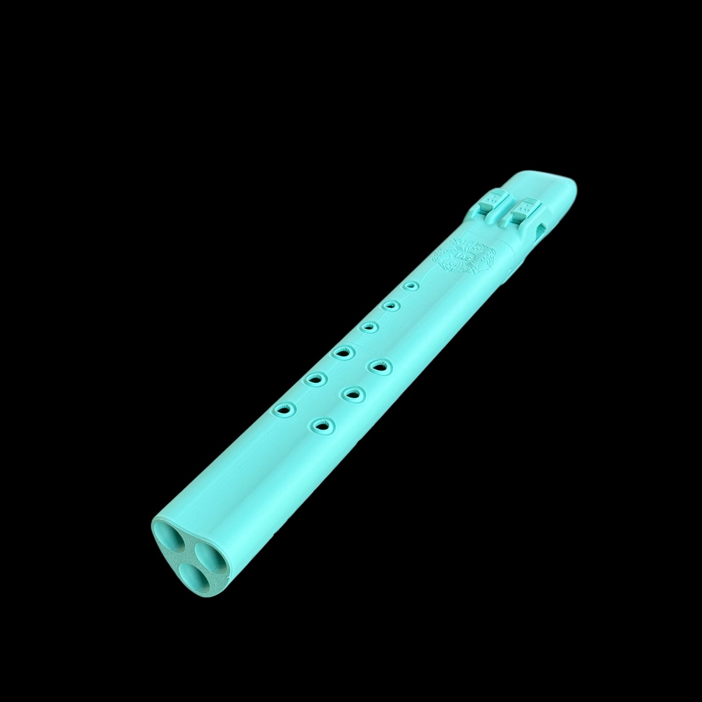 A4 Triple Drone Flute 432 Hz - Aqua Teal