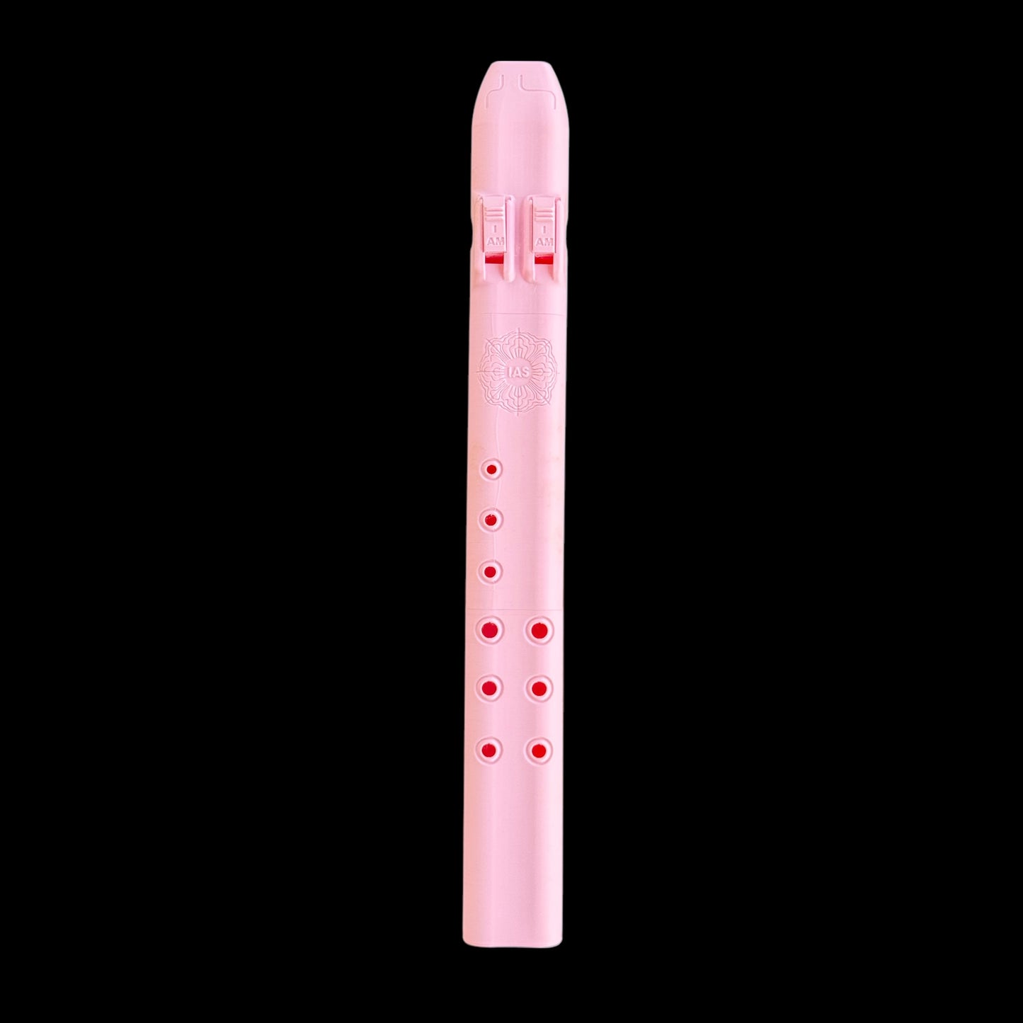 A4 Triple Drone Flute 432 Hz - Soft Pink