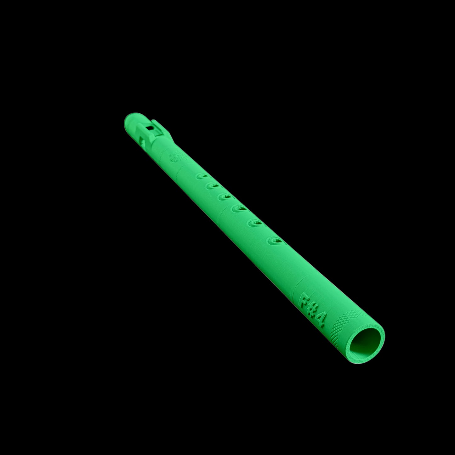 F#4 Single Flute 440 Hz - Bright Green (Pre-Release)