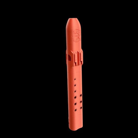 D5 Pocket TRIPLE Drone Flute 440 Hz - Moab Orange