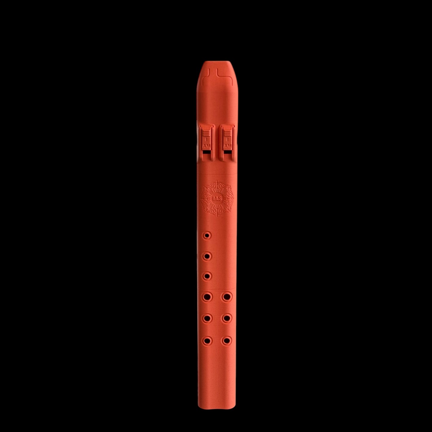 A4 Triple Drone Flute 440 Hz - Moab Orange