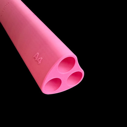 A4 Triple Drone Flute 440 Hz - Pink