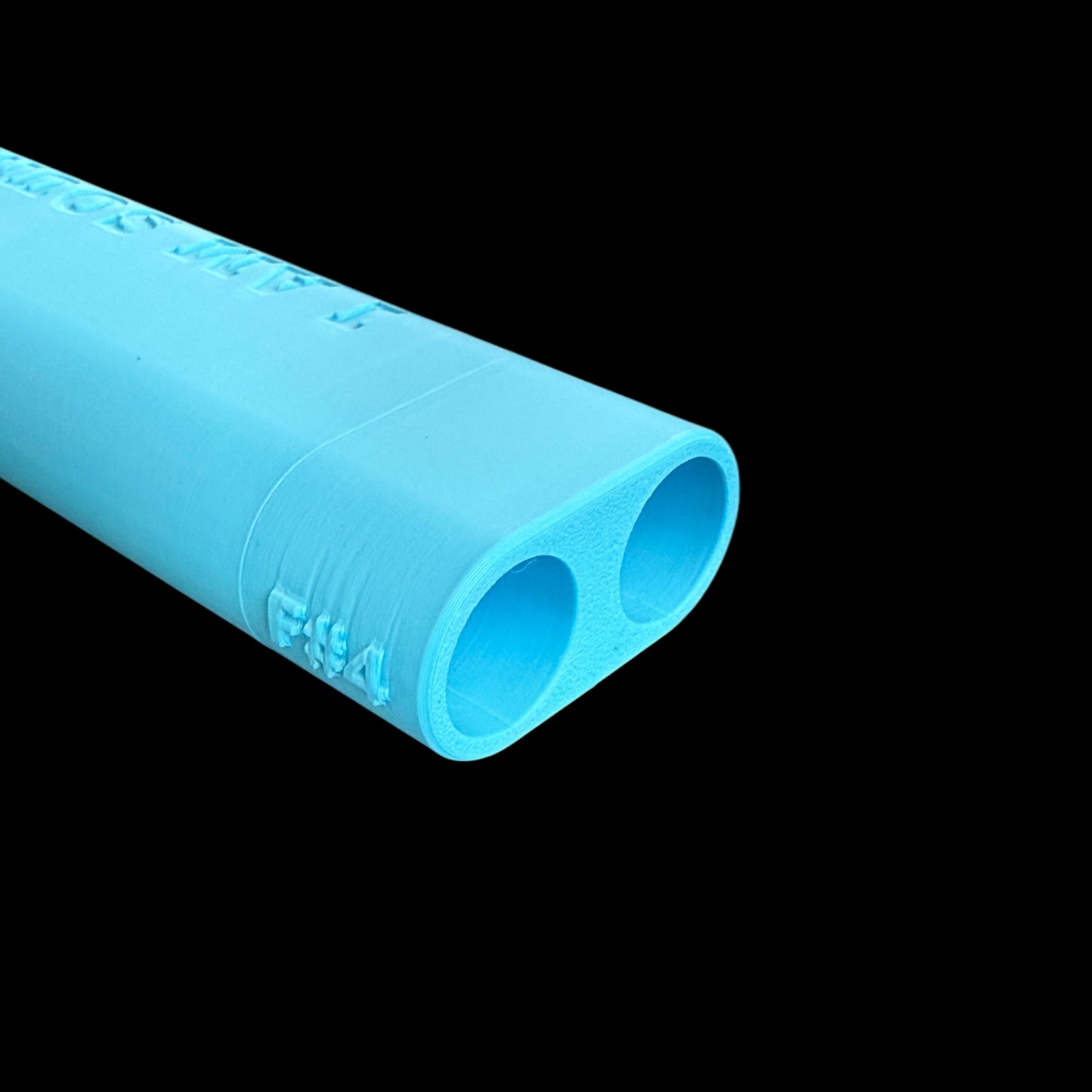 F#4 Drone Flute 432 Hz - Light Blue