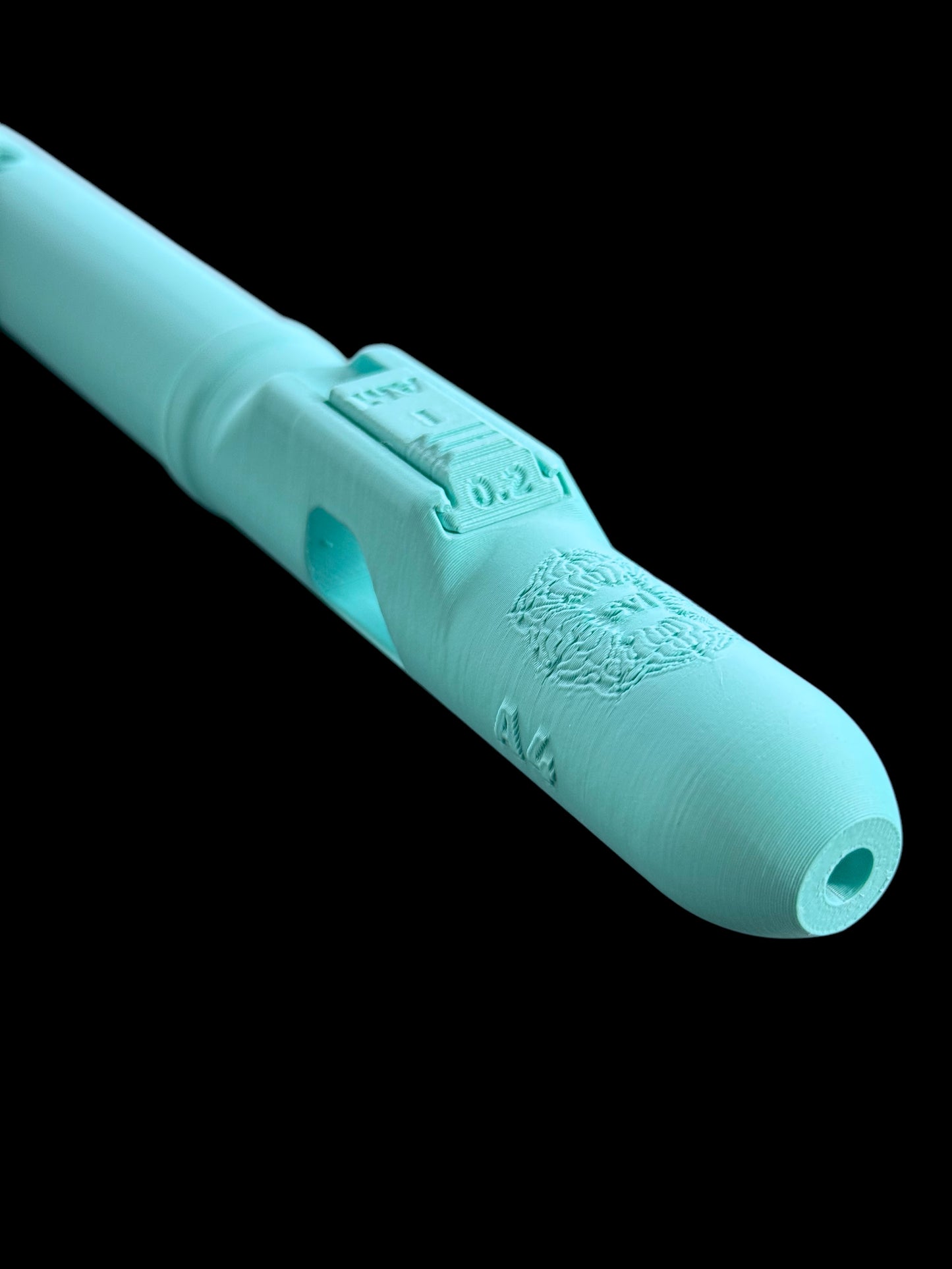 A4 Single Flute 440 Hz - Aqua Teal