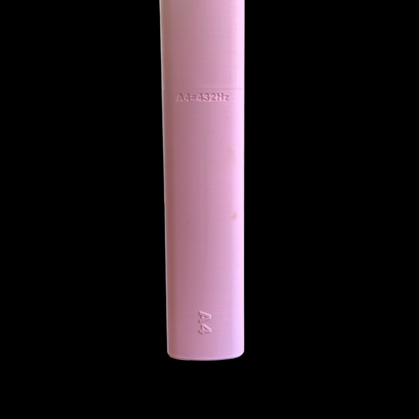 A4 Triple Drone Flute 432 Hz - Soft Pink