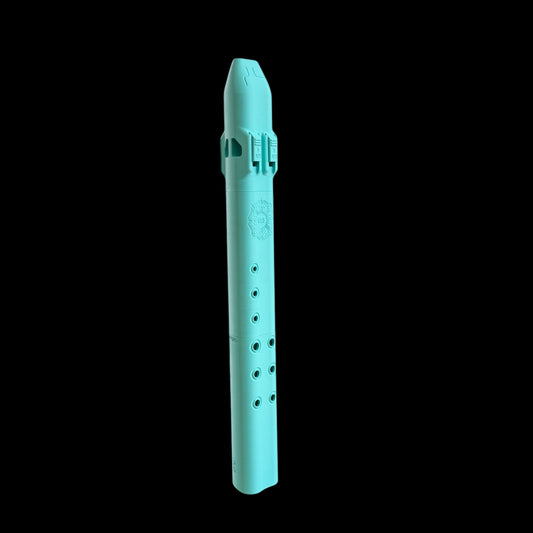 A4 Triple Drone Flute 432 Hz - Aqua Teal