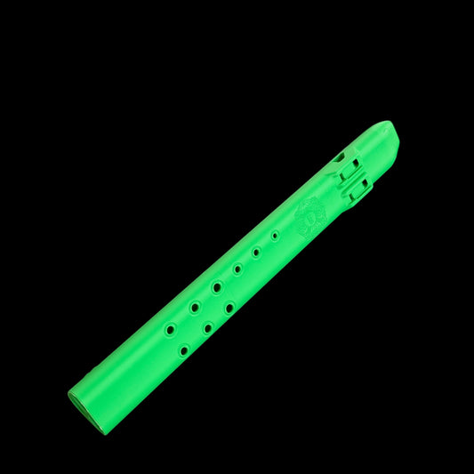 A4 Triple Drone Flute 440 Hz - Bright Green