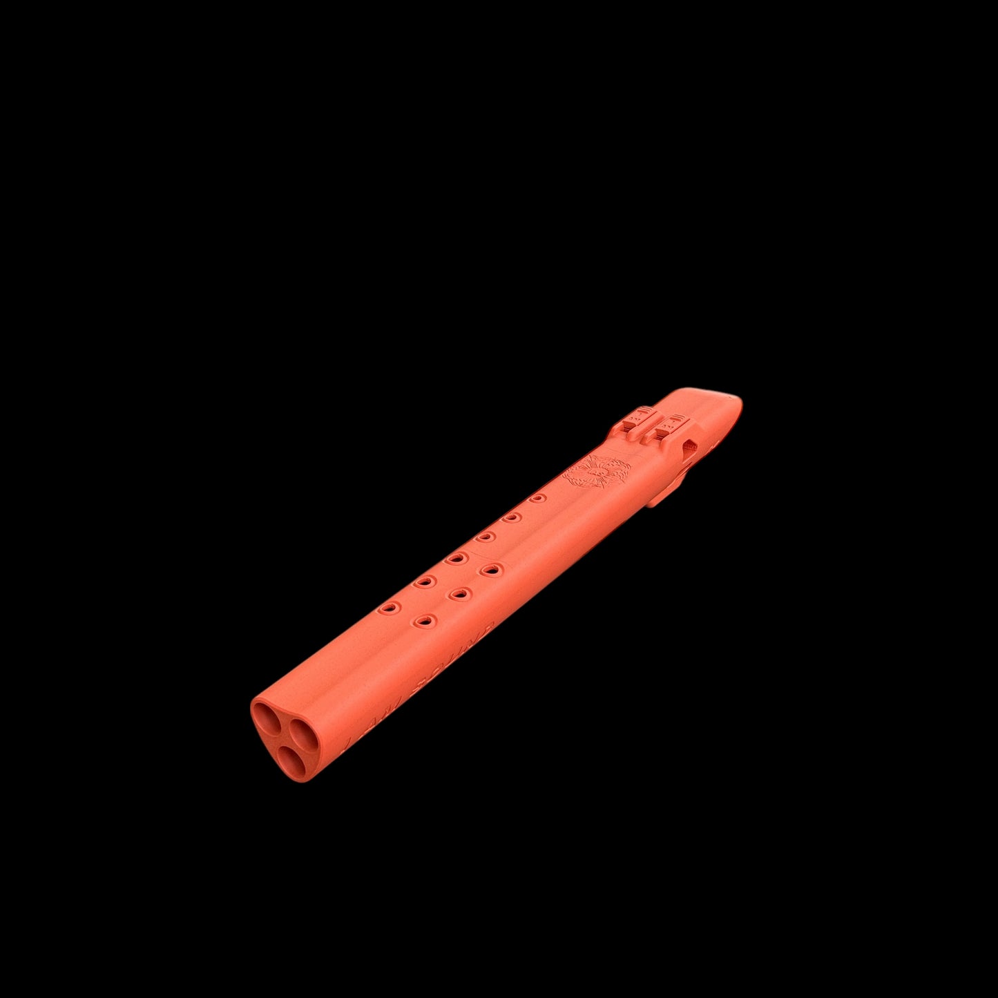 A4 Triple Drone Flute 440 Hz - Moab Orange