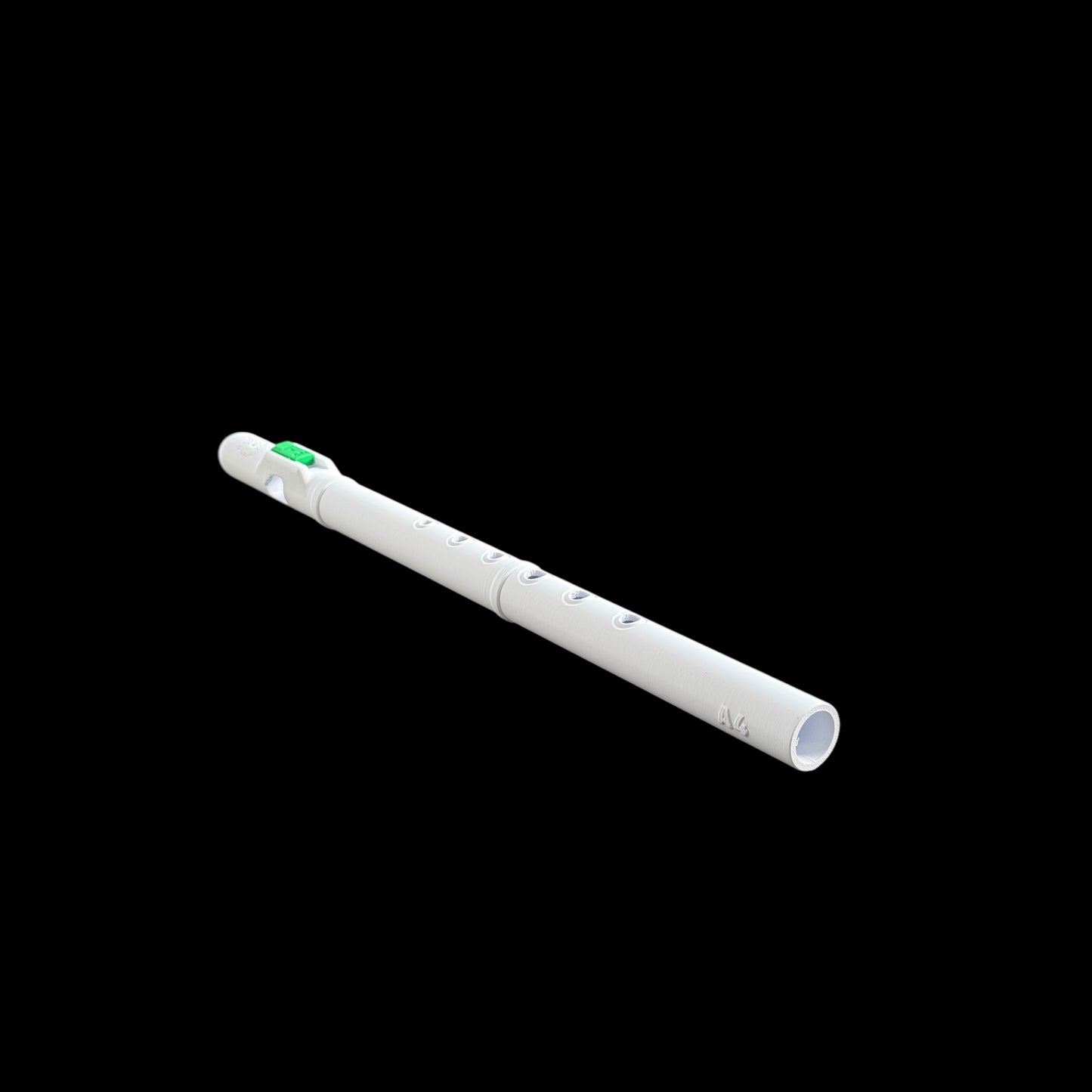 A4 Single Flute 440 Hz - White