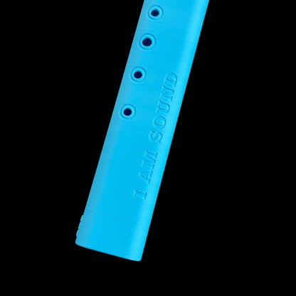 F#4 Drone Flute 432 Hz - Light Blue