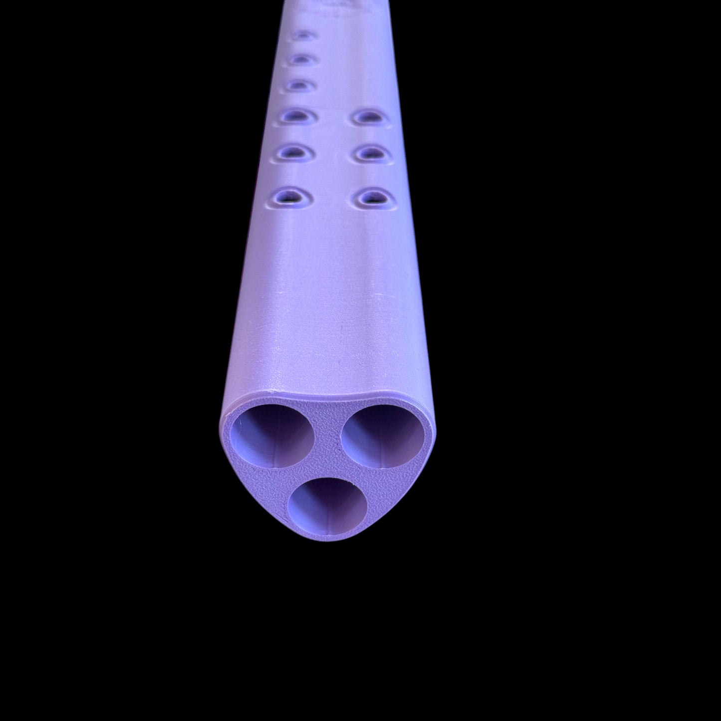 A4 Triple Drone Flute 440 Hz - Purple