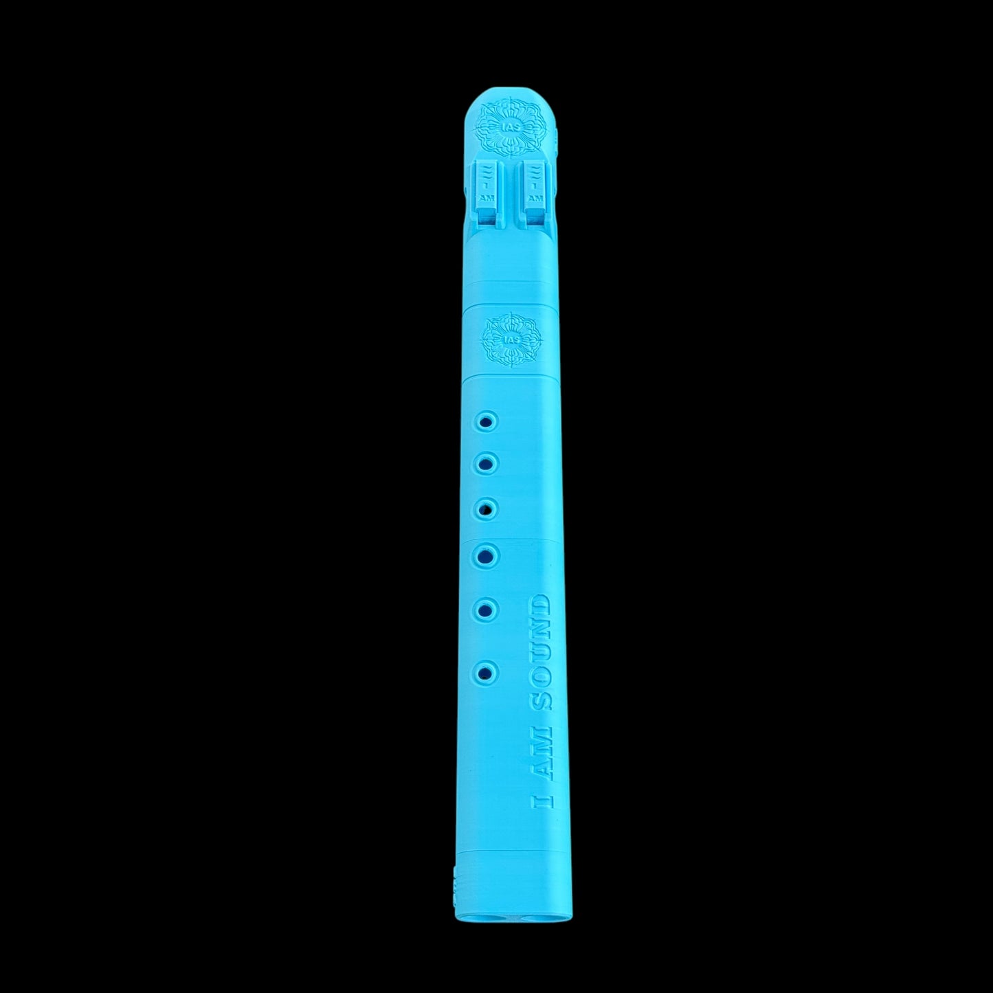 F#4 Drone Flute 432 Hz - Light Blue