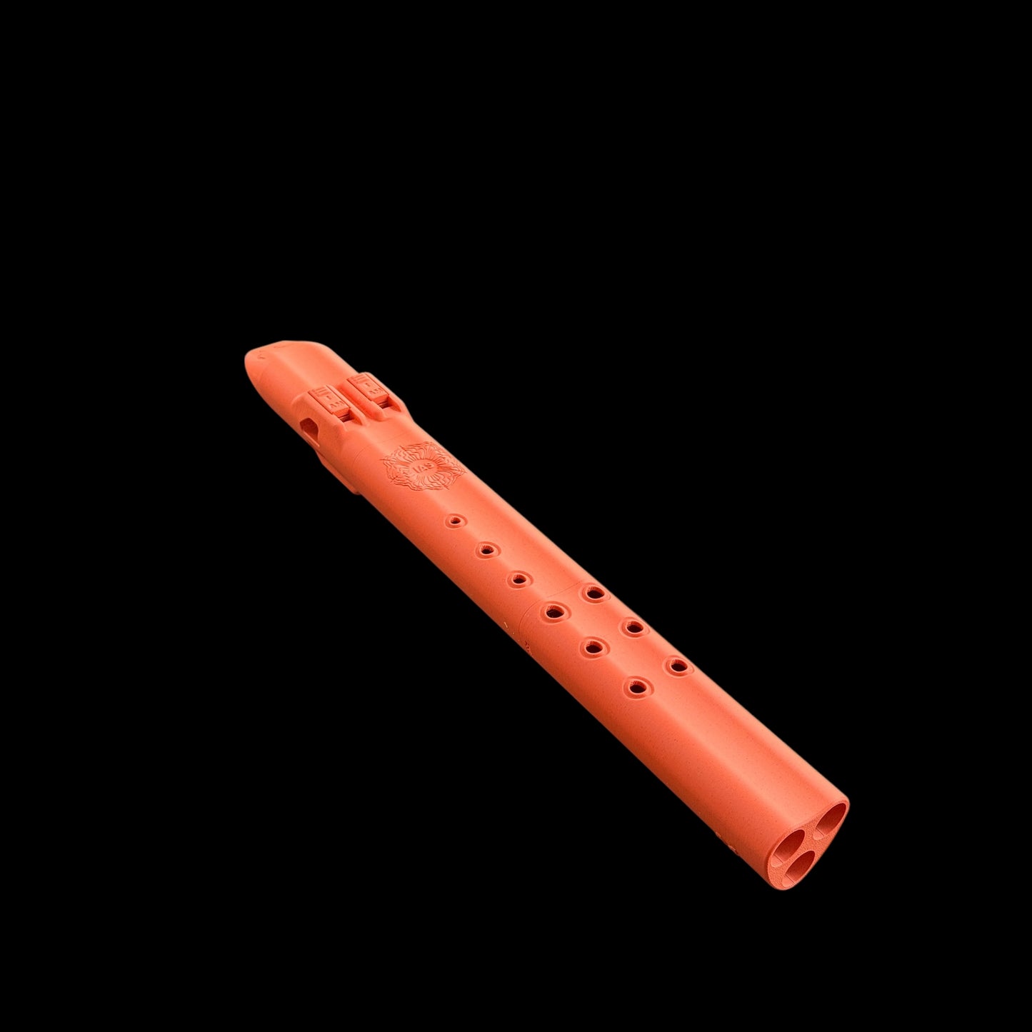 A4 Triple Drone Flute 440 Hz - Moab Orange