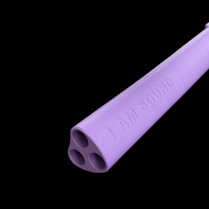 A4 Triple Drone Flute 432 Hz - Purple