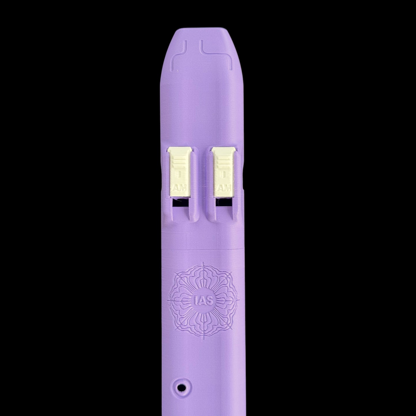 A4 Triple Drone Flute 432 Hz - Purple