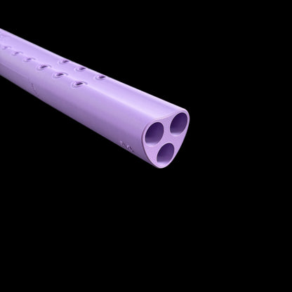 A4 Triple Drone Flute 432 Hz - Purple