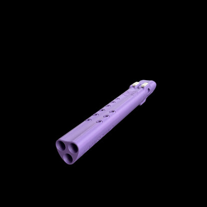 A4 Triple Drone Flute 432 Hz - Purple