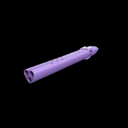 A4 Triple Drone Flute 432 Hz - Purple