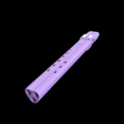 A4 Triple Drone Flute 432 Hz - Purple