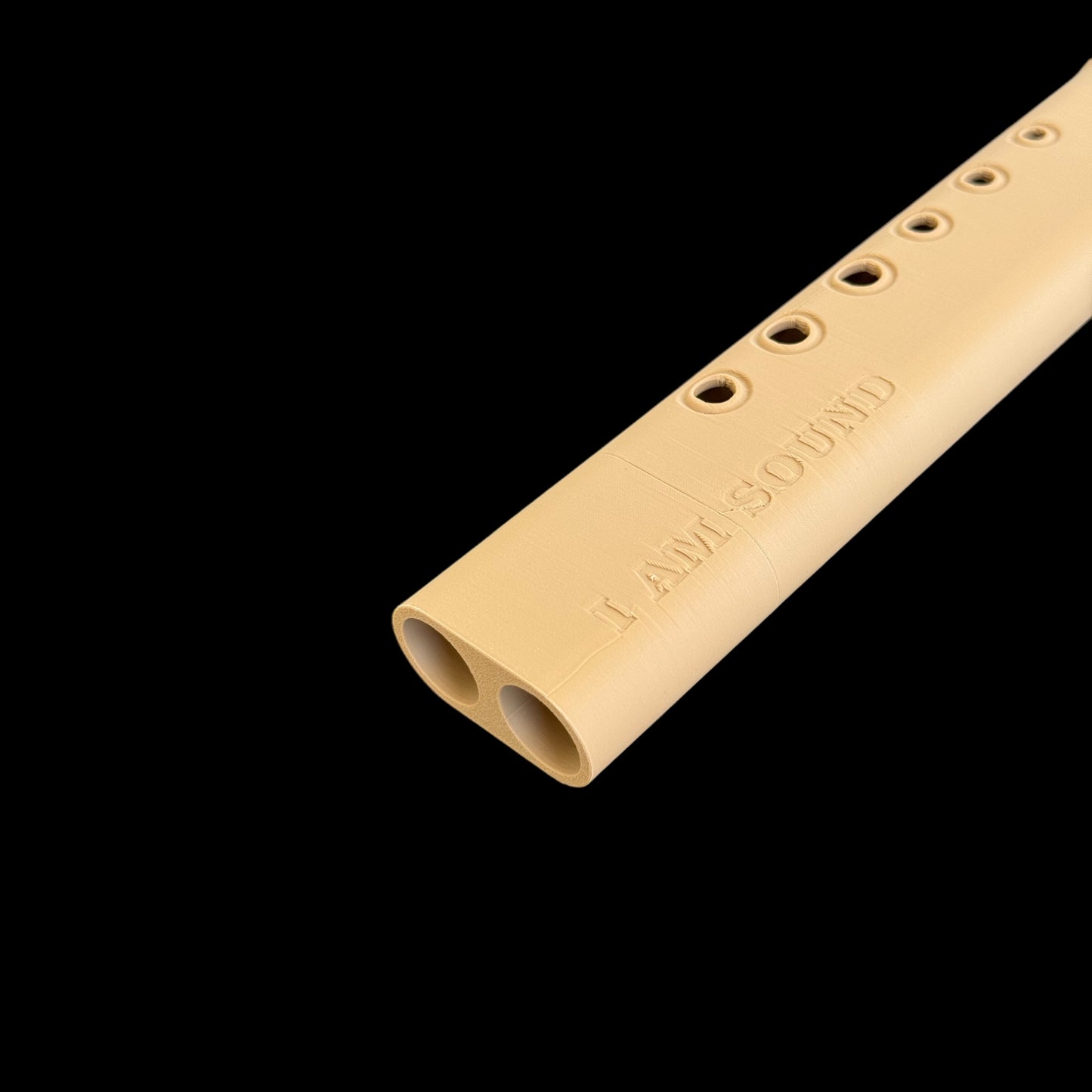 D5 Pocket Drone Flute 440 Hz - Peanut Butter