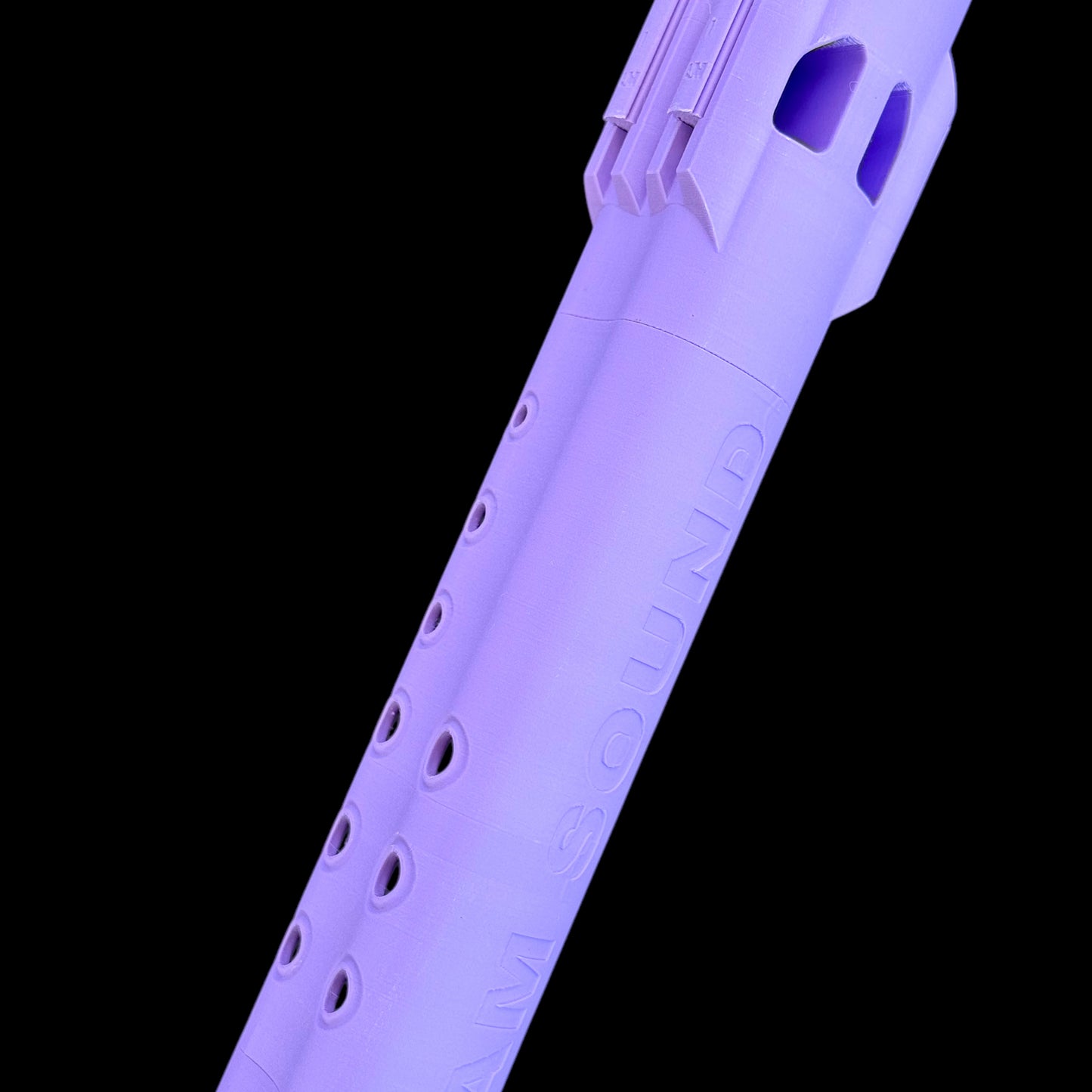 D5 Pocket TRIPLE Drone Flute 440 Hz - Purple