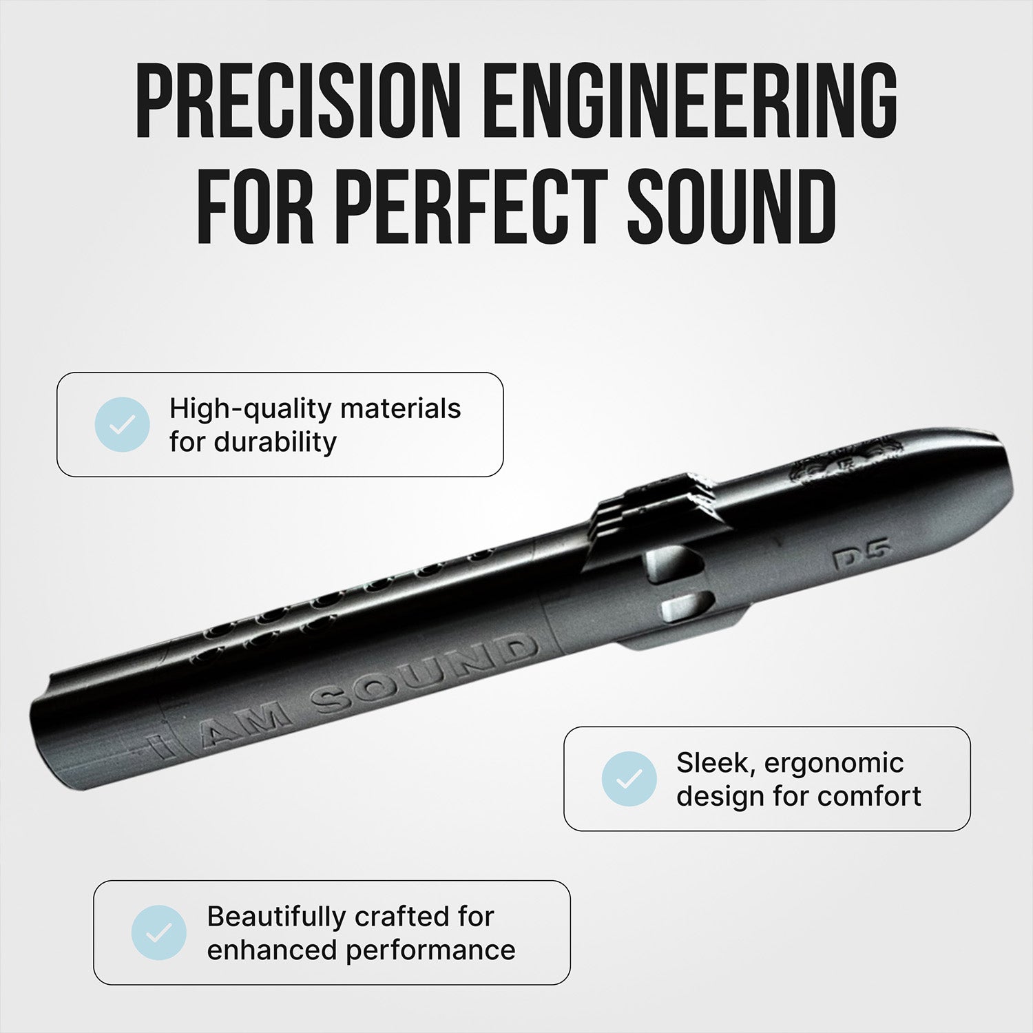 D5 Pocket TRIPLE Drone Flute 432 Hz – I AM SOUND