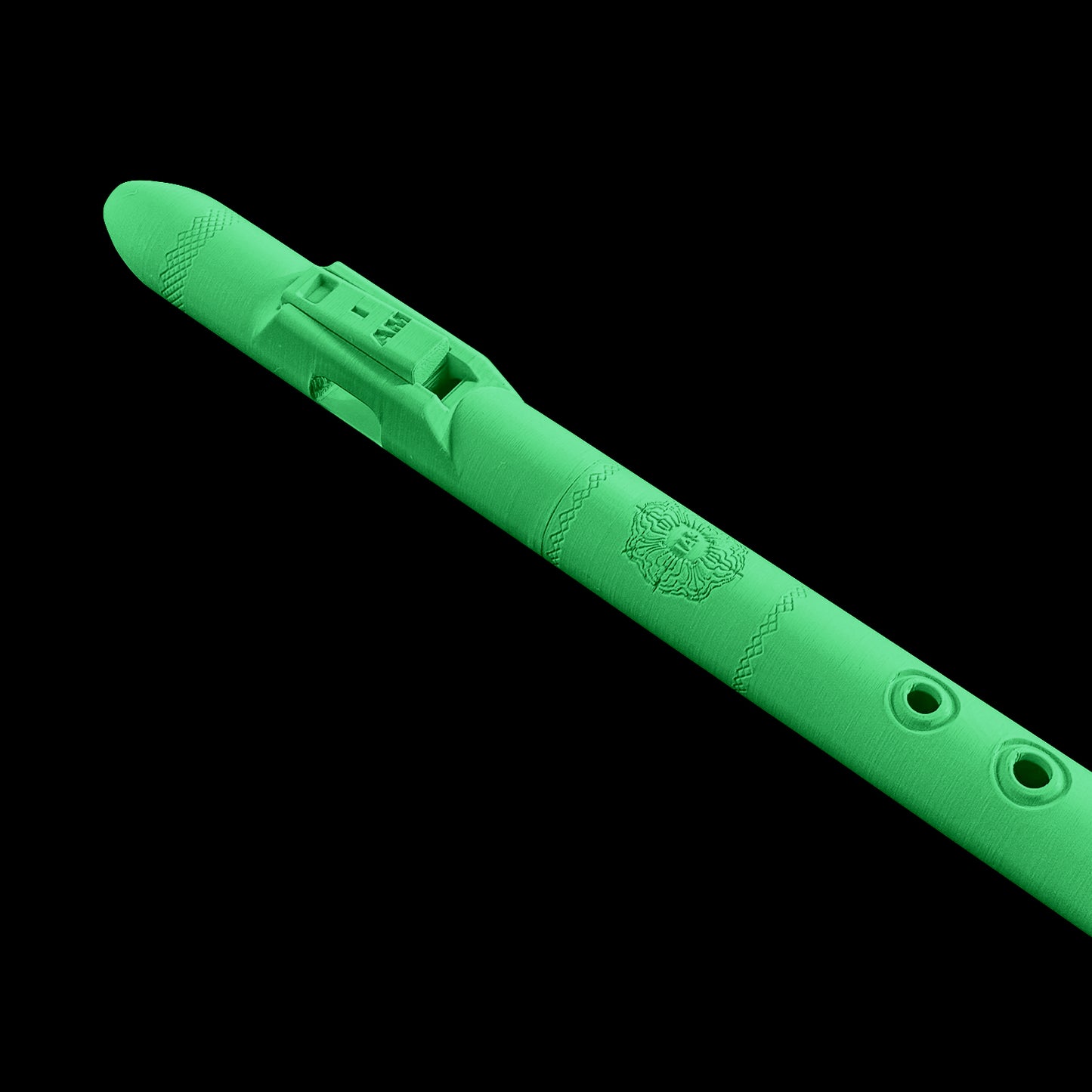 F#4 Single Flute 440 Hz - Bright Green (Pre-Release)